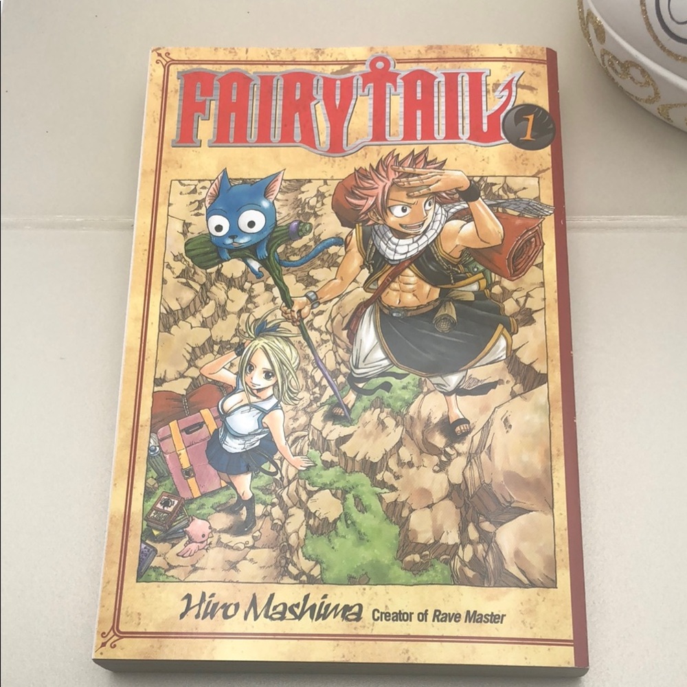 Book -Fairy Tail #1 Hiro Mashona Creator of Rave Master NWOT